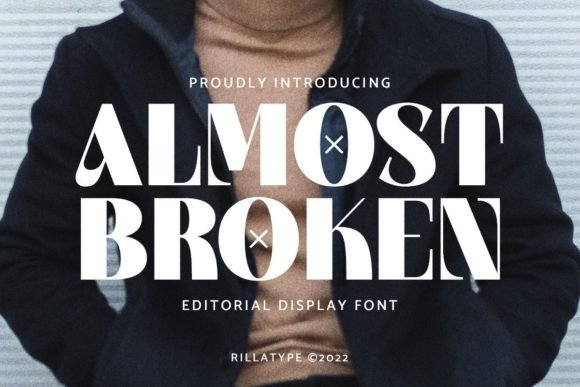 Almost Broken Font: Bold Display Type for Modern Branding