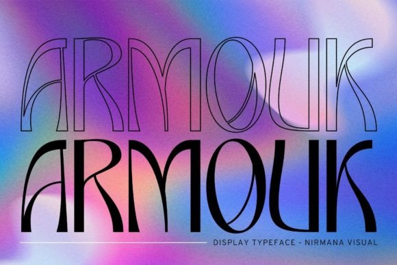 Armouk: A Contemporary Display Font for Distinctive Branding