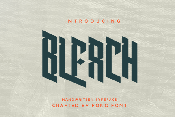 Bleach Font: A Playful Display Font for Small Business Branding