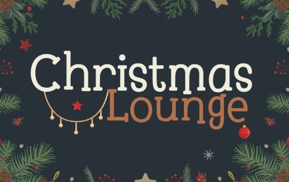 Christmas Lounge: A Joyful Display Font for Creative Projects