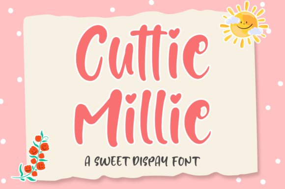 Cuttie Millie: A Cheerful and Smart Display Font