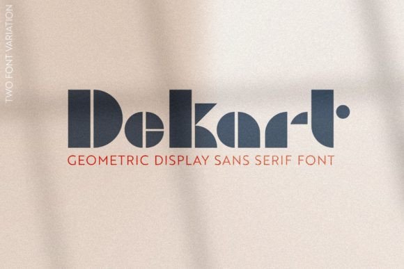 Discover Dekart: The Perfect Geometric Sans Serif Font