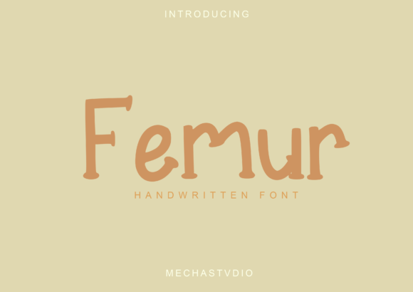 Discover the Versatility of Femur: A Playful Display Font