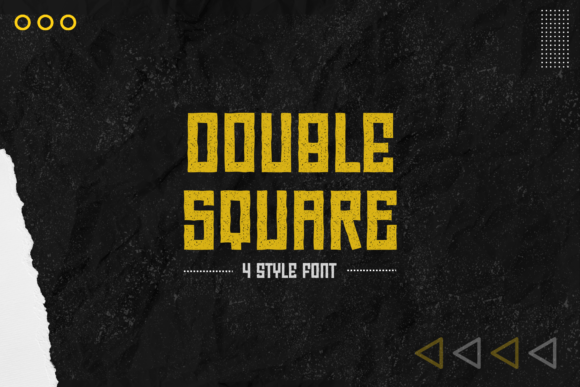Double Square: A Bold Font for Impactful Campaigns