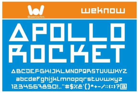 Enhance Your Brand with Apollo Rocket Font