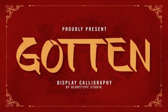 Enhance Your Brand with Gotten: A Bold Display Font