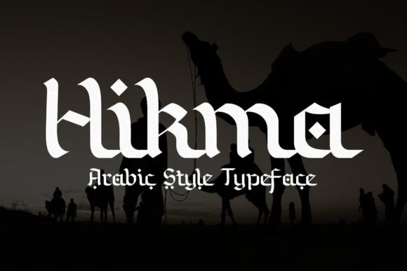Enhance Your Brand with Hikma: A Unique Arabic-Style Typeface