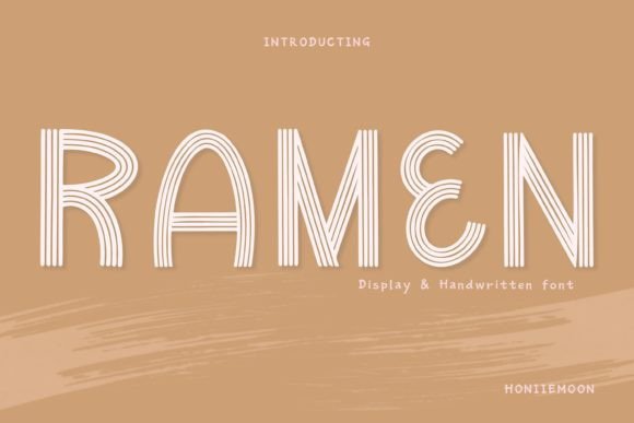 Enhance Your Brand with Ramen: A Fun and Bold Display Font