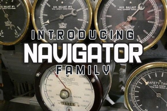 Enhance Your Brand with the Stylish Navigator Font