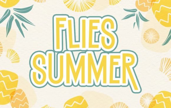 Flies Summer: A Whimsical and Versatile Display Font