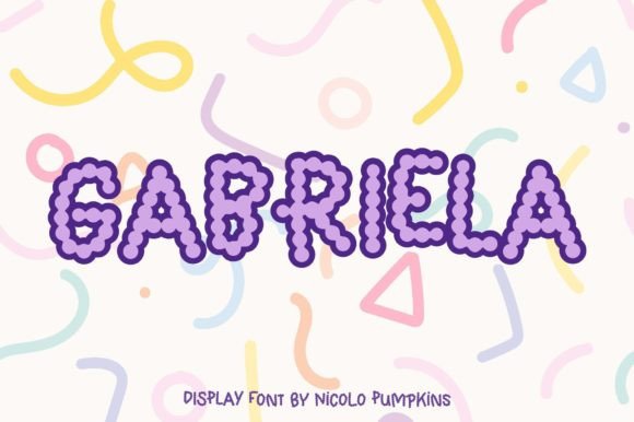 Gabriela Font: Friendly Display Type for Small Business Branding