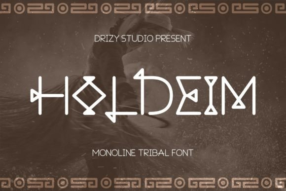 Holdeim: A Unique Display Font for Creative Campaigns