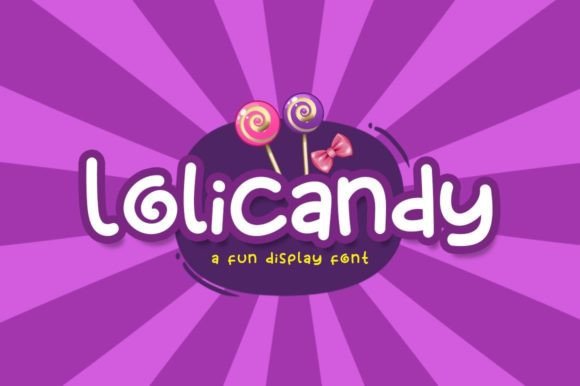 Lolicandy Display Font for Playful Digital Branding