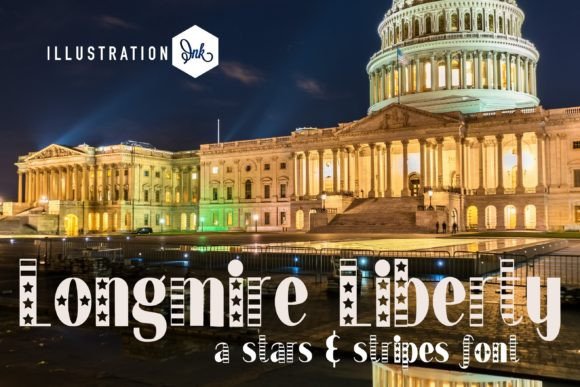 Longmire Liberty Font for American Craft Designs