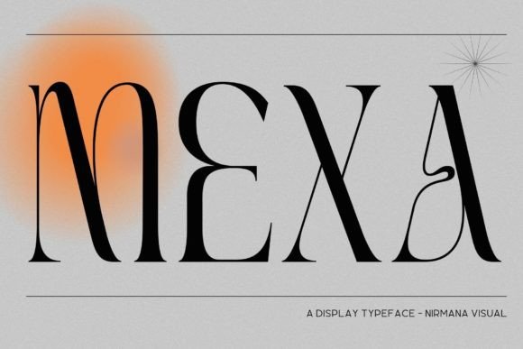 Mexa Display Font for Handmade Branding