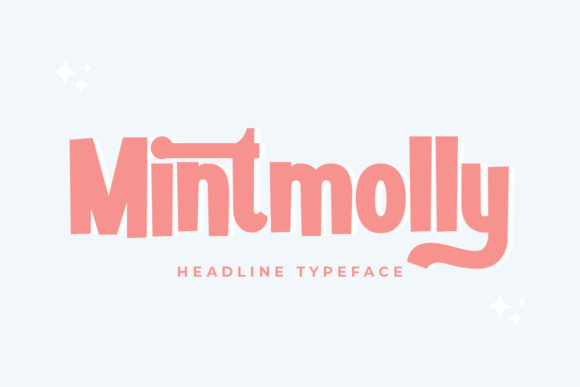 Mintmolly Font: Friendly Display Type for Makers