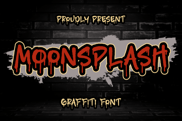 Moonsplash: A Graffiti Display Font for Creative Branding
