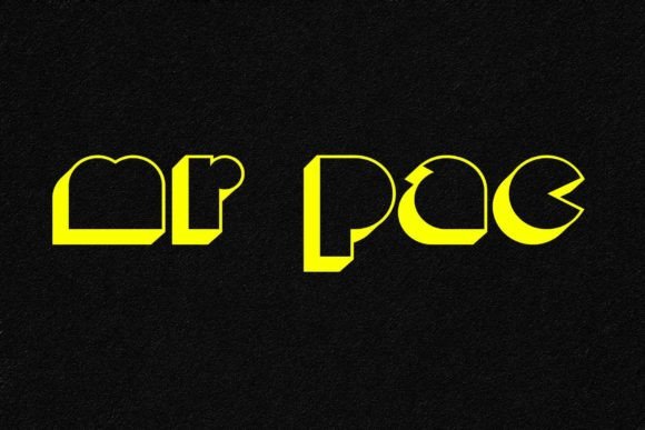 Mr. Pac Font: Adding Joy to Small Business Branding