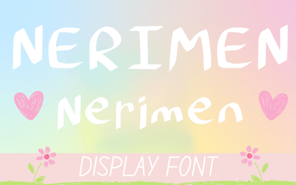 Nerimen Font: A Fresh Display Typeface for Natural Branding