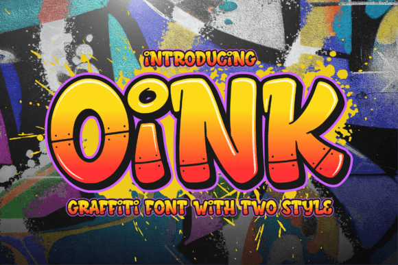 Oink: A Modern Whimsical Display Font for Editorial Design