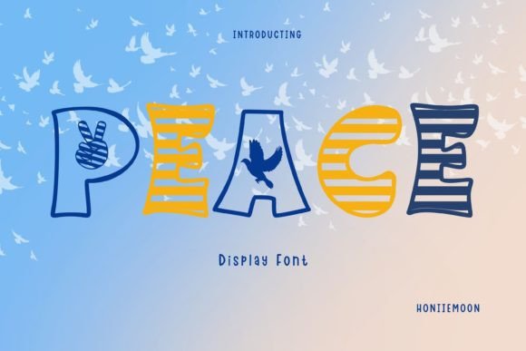 Peace Font: Bold Display Typography for Digital Campaigns