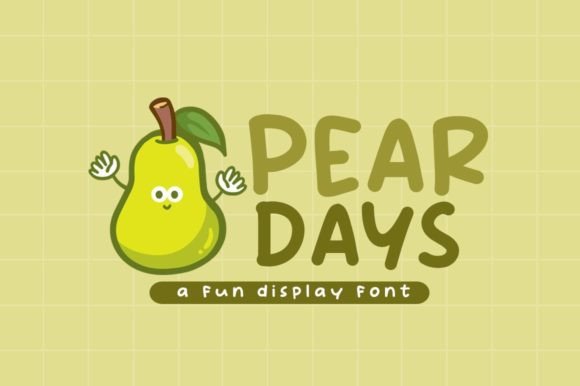 Pear Days: Playful Display Font Guide & Tips