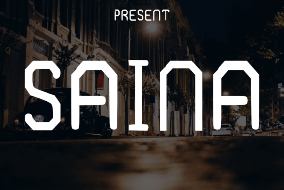 Saina: A Classic Display Font for Elegant Branding