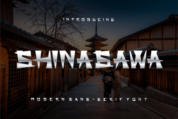 Shinagawa Font: Bold Display Type for Makers