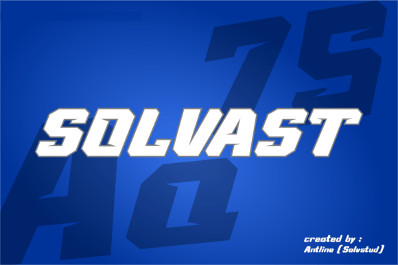 Solvast: The Perfect Font for Racing-Inspired Craft Projects