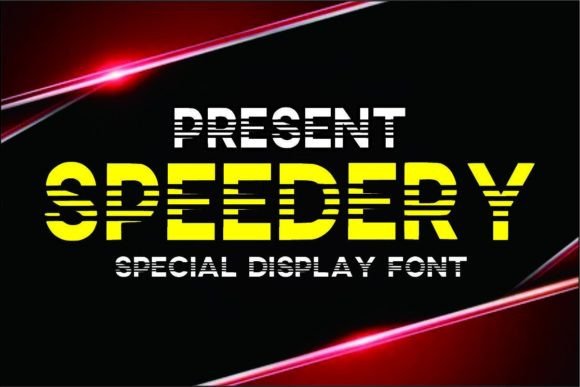 Speedery Display Font for Bold, Racing-Inspired Design