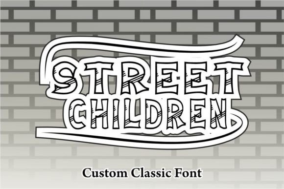 Street Children Font for Bold Editorial Design