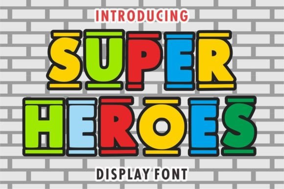 Super Heroes: A Friendly Display Font for Engaging Visuals