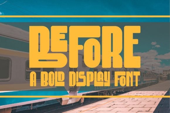 Transform Your Brand with Before: A Modern Retro Font