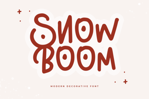 Unleash Creativity with Snow Boom: A Whimsical Display Font