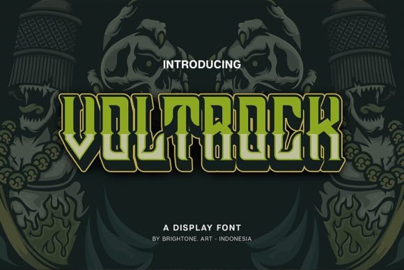 Unlock Creativity with Voltrock: A Modern Display Font
