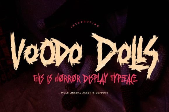Voodo Dolls Font: A Display Typeface for Bold Branding