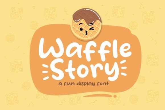 Waffle Story Font for Playful Digital Branding