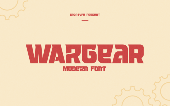 Wargear Font Review: Bold Display Type for Small Business Branding