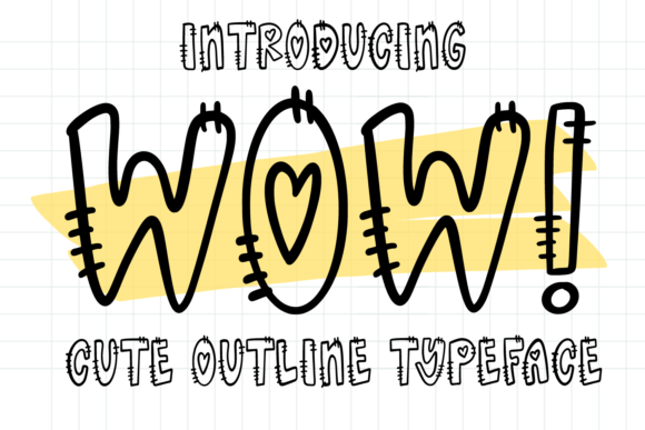 Wow: A Charming Font for Creative Makers